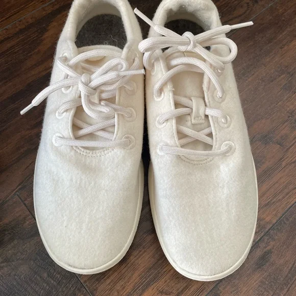 Allbirds Wool Cruiser Off White Lace-Up Sneakers - Picture 5 of 5